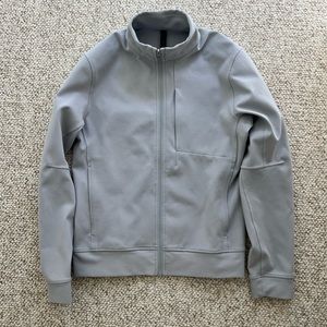 lululemon Men's Sojourn Track Jacket - Small - Sea Salt/Pale Gray